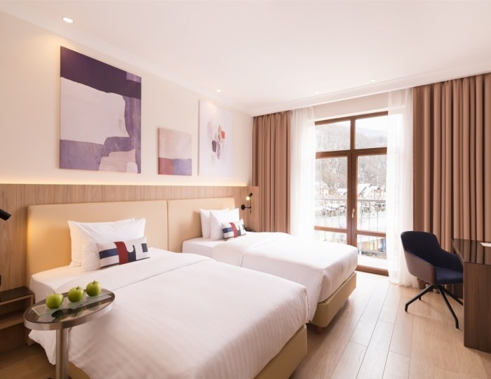 Стандарт с двумя раздельными кроватями - Отель Courtyard Marriott Sochi Krasnaya Polyana / Кортъярд Марриотт Сочи Красная Поляна
