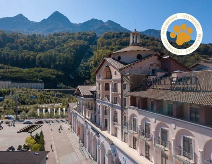 Внешний вид и территория - Отель Courtyard Marriott Sochi Krasnaya Polyana / Кортъярд Марриотт Сочи Красная Поляна