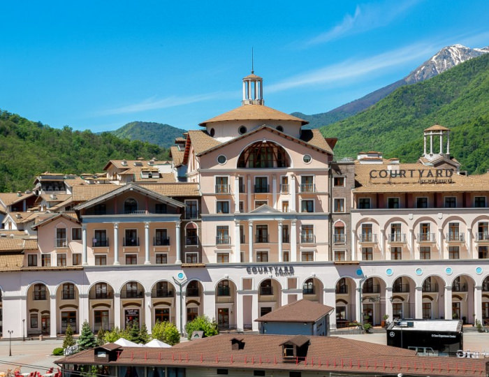 Внешний вид и территория - Отель Courtyard Marriott Sochi Krasnaya Polyana / Кортъярд Марриотт Сочи Красная Поляна